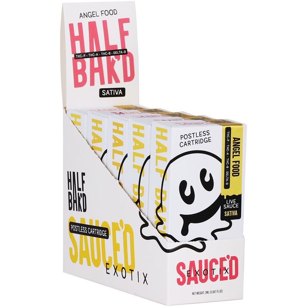 Half Bak'd x Sauce'd Exotix THCA Vape Cartridge | 2g