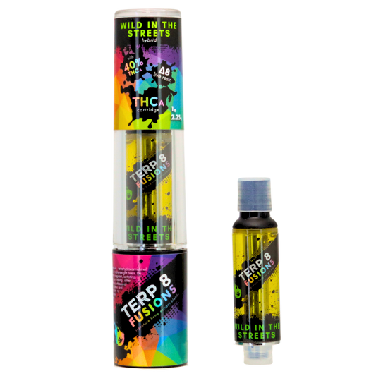 2.25-Gram Wild in the Streets THCA + D8 Live Resin Cartridge